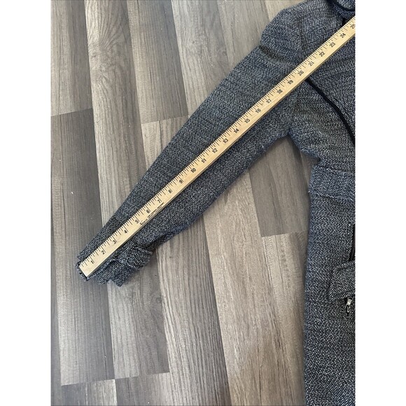 Guess Los Angeles Women's Black/Grey Polyester Wool Coat Size Medium - Picture 5 of 8